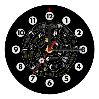 Προχίστορας, Ρολόι τοίχου ξύλινο (20cm)