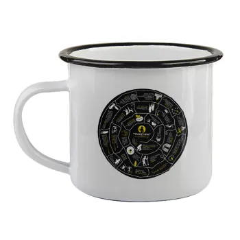 Προχίστορας, Κούπα εμαγιέ με μαύρο χείλος 360ml