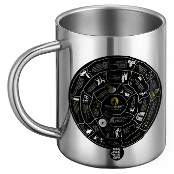 Προχίστορας, Ανοξείδωτη Μεταλλική Κούπα 450ml - Διπλού Τοιχώματος