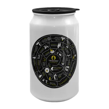 Προχίστορας, Κούπα ταξιδιού μεταλλική με καπάκι (tin-can) 500ml