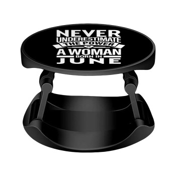 Never Underestimate the poer of a Woman born in..., Phone Holders Stand  Stand Hand-held Mobile Phone Holder
