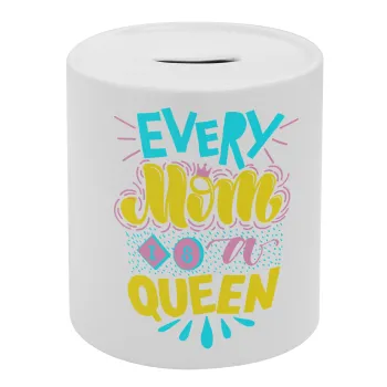 Every mom is a Queen, Κουμπαράς πορσελάνης με τάπα