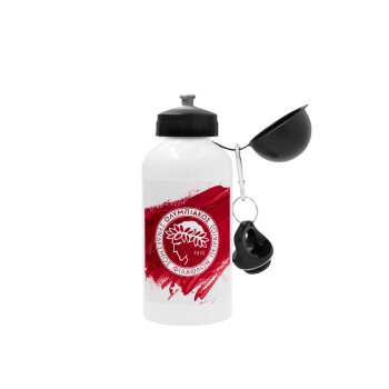 Olympiacos F.C., Μεταλλικό παγούρι νερού, Λευκό, αλουμινίου 500ml