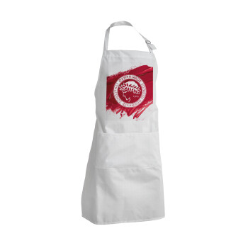 Olympiacos F.C., Adult Chef Apron (with sliders and 2 pockets)