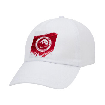 Olympiacos F.C., Καπέλο Baseball Λευκό (5-φύλλο, unisex)