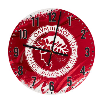 Olympiacos F.C., Ρολόι τοίχου ξύλινο (30cm)