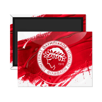 Olympiacos F.C., Ορθογώνιο μαγνητάκι ψυγείου διάστασης 9x6cm
