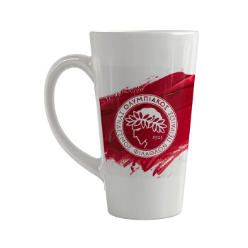 Olympiacos F.C., Κούπα κωνική Latte Μεγάλη, κεραμική, 450ml