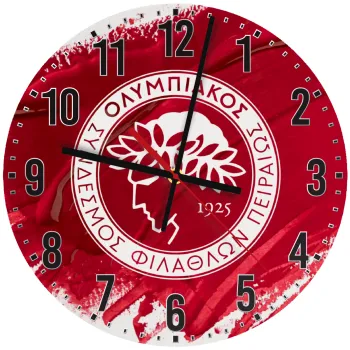 Olympiacos F.C., Ρολόι τοίχου ξύλινο (30cm)