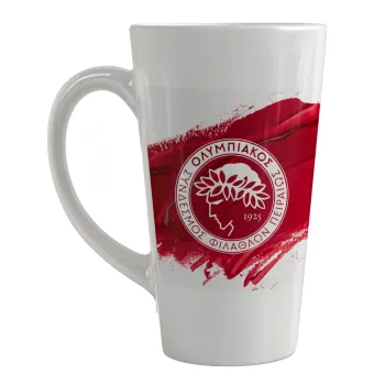 Olympiacos F.C., Κούπα κωνική Latte Μεγάλη, κεραμική, 450ml