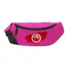 Unisex waist bag (banana) in PINK color with 2 pockets