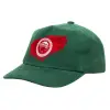 Children's Baseball Cap, 100% Cotton Drill, GREEN (COTTON, CHILDREN'S, ONE SIZE)