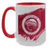 Κούπα Mega 15oz, κεραμική Κόκκινη, 450ml
