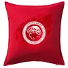 Sofa cushion RED 50x50cm includes filling
