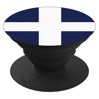 Ελληνική σημαία, Hellas, Phone Holders Stand  Μαύρο Βάση Στήριξης Κινητού στο Χέρι