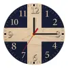 Ρολόι τοίχου ξύλινο plywood (20cm)