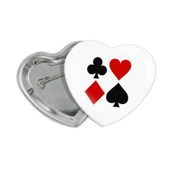 Τραπουλόχαρτα, Κονκάρδα παραμάνα καρδιά (57x52mm)