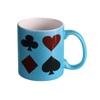 Τραπουλόχαρτα, Κούπα Σιέλ Glitter που γυαλίζει, κεραμική, 330ml