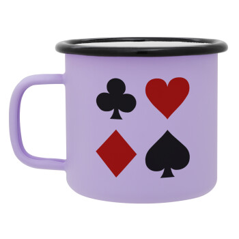 Τραπουλόχαρτα, Κούπα Μεταλλική εμαγιέ ΜΑΤ Light Pastel Purple 360ml