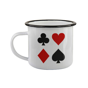 Τραπουλόχαρτα, Κούπα εμαγιέ με μαύρο χείλος 360ml