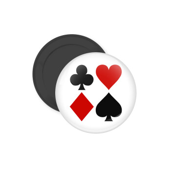 Τραπουλόχαρτα, Μαγνητάκι ψυγείου στρογγυλό διάστασης 5cm