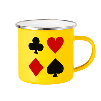 Τραπουλόχαρτα, Yellow Enamel Metallic Cup 360ml