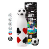 Soccer Metal mug thermos, double wall, 550ml