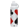 1L Stainless Steel Thermal Bottle with Phone Holder & Double Wall Insulation