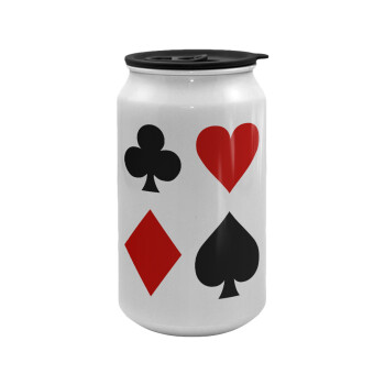 Τραπουλόχαρτα, Κούπα ταξιδιού μεταλλική με καπάκι (tin-can) 500ml