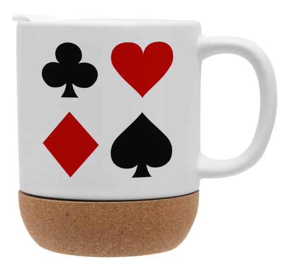 Τραπουλόχαρτα — Ceramic coffee mug Cork (MAT), 330ml
