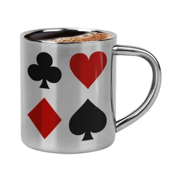 Τραπουλόχαρτα, Κουπάκι μεταλλικό διπλού τοιχώματος για espresso (220ml)