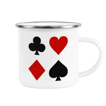 Τραπουλόχαρτα, Metallic enamel cup white 360ml