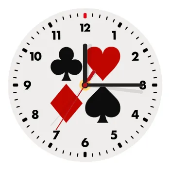 Τραπουλόχαρτα, Ρολόι τοίχου ξύλινο (20cm)