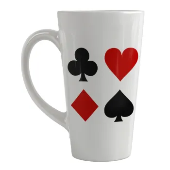 Τραπουλόχαρτα, Κούπα κωνική Latte Μεγάλη, κεραμική, 450ml