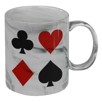 Τραπουλόχαρτα, Mug ceramic marble style, 330ml