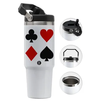 Τραπουλόχαρτα, Θερμός Ανοξείδωτο 30oz με χερούλι
