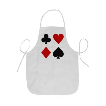 Τραπουλόχαρτα, Ποδιά Σεφ ολόσωμη κοντή  Παιδική (44x62cm)