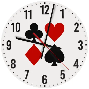 Τραπουλόχαρτα, Ρολόι τοίχου ξύλινο (30cm)