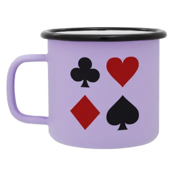 Τραπουλόχαρτα, Κούπα Μεταλλική εμαγιέ ΜΑΤ Light Pastel Purple 360ml