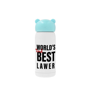 2nd, World Best Lawyer , Γαλάζιο ανοξείδωτο παγούρι θερμό (Stainless steel), 320ml