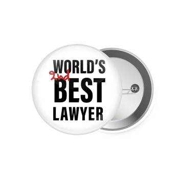 2nd, World Best Lawyer , Κονκάρδα παραμάνα 7.5cm