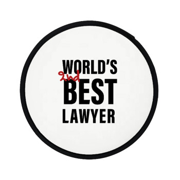 2nd, World Best Lawyer , Βεντάλια υφασμάτινη αναδιπλούμενη με θήκη (20cm)