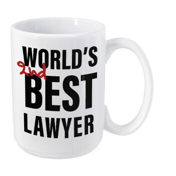 2nd, World Best Lawyer , Κούπα Mega, κεραμική, 450ml