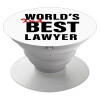 2nd, World Best Lawyer , Phone Holders Stand  Λευκό Βάση Στήριξης Κινητού στο Χέρι