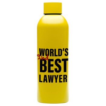 2nd, World Best Lawyer , Μεταλλικό παγούρι νερού, 304 Stainless Steel 800ml