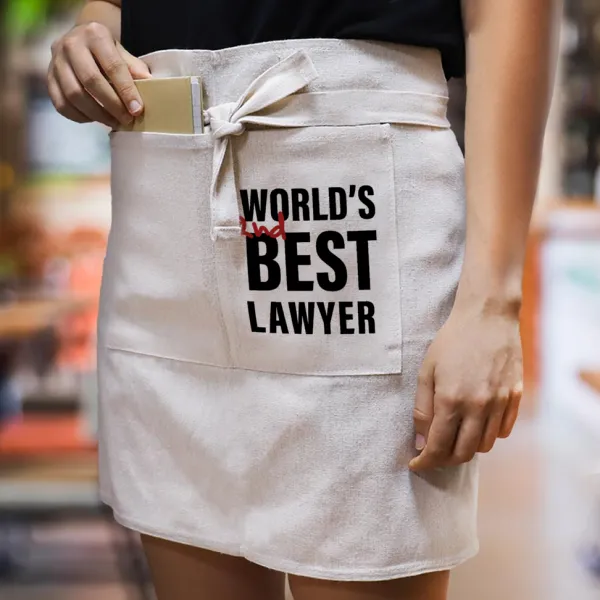 2nd — Ποδιά Μέσης με διπλή τσέπη Barista/Bartender, Beige