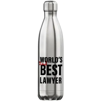 2nd, World Best Lawyer , Inox (Stainless steel) hot metal mug, double wall, 750ml