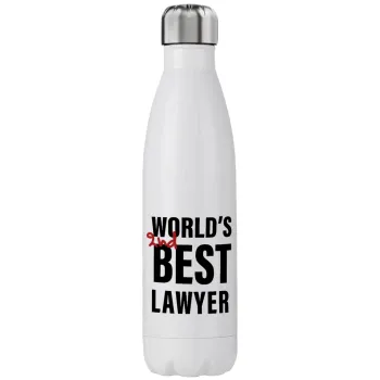 2nd, World Best Lawyer , Μεταλλικό παγούρι θερμός (Stainless steel), διπλού τοιχώματος, 750ml