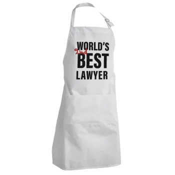 2nd, World Best Lawyer , Adult Chef Apron (with sliders and 2 pockets)