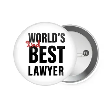 2nd, World Best Lawyer , Κονκάρδα παραμάνα 7.5cm